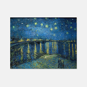 빈센트 반 고흐 - 론강의 별이 빛나는 밤에 (1888)