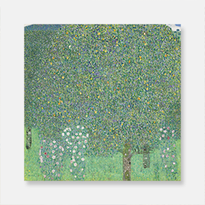 구스타프 클림트 - 나무 아래 장미 덤불